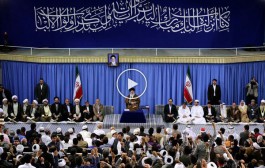 فیلم: قرائت  محمود شحات انور در محضر امام خامنه ای